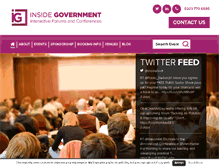 Tablet Screenshot of insidegovernment.co.uk